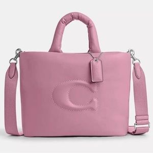 NWT Coach Pillow Tote CP095 color tulip